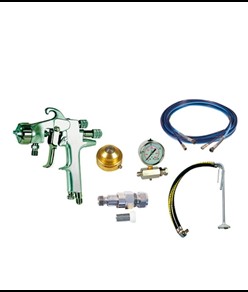 Pompa pneumatica K30MIX aria con kit di verniciatura