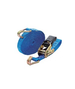 Ancoraggio con tenditore e ganci - larghezza 25 mm e lunghezza 5 metri