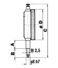 Comparatore centesimale corsa lunga LTF