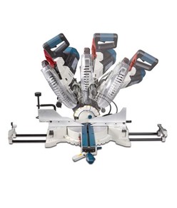 Troncatrice radiale con scorrimento e dispositivo di bloccaggio