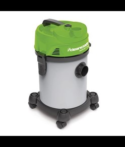 Aspiratore a umido/secco con 4 ruote pivottanti e funzione di soffiaggio