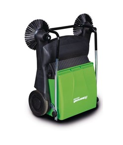 Spazzatrice manuale con serbatoio di raccolta Spazzatrice manuale con serbatoio di raccolta