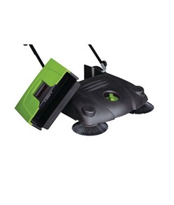 Spazzatrice manuale con serbatoio di raccolta Spazzatrice manuale con serbatoio di raccolta