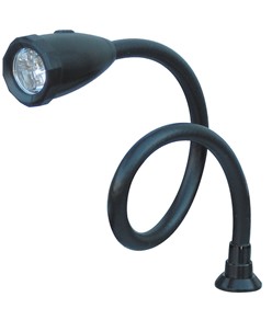 Luce led flessibile con base magnetica e luce a 3 led