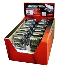 Set 15 inserti con porta inserti Kravm