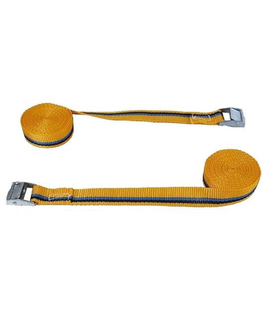 Set 2 nastri con fibbia - larghezza 25 mm e lunghezza 2x3 metri Set 2 nastri con fibbia - larghezza 25 mm e lunghezza 2x3 metri
