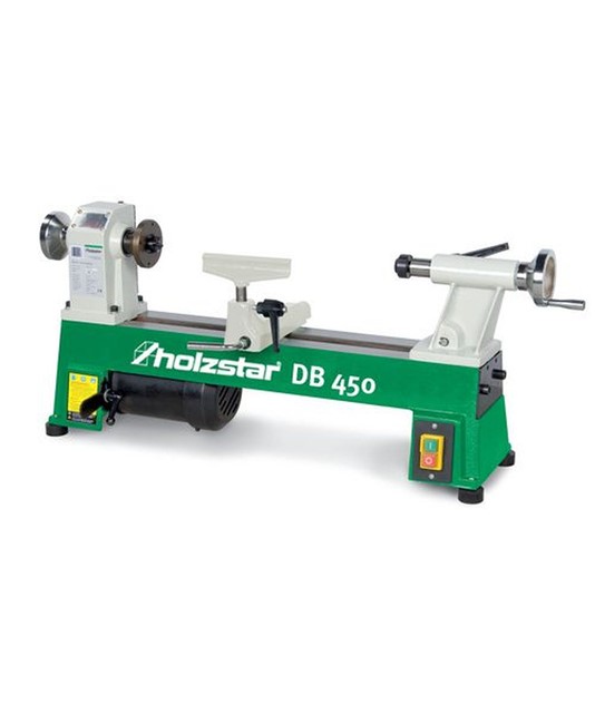 Piccolo tornio per legno con motore da 370 W