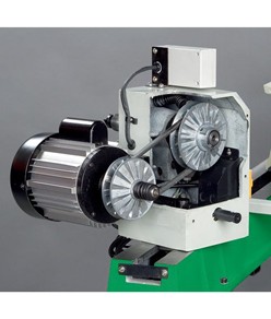 Tornio per legno con testa in ghisa