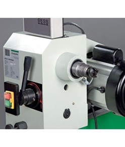 Tornio per legno con testa in ghisa