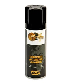 Lubrificante alla grafite per serrature e scorrimenti in bomboletta da 200ml