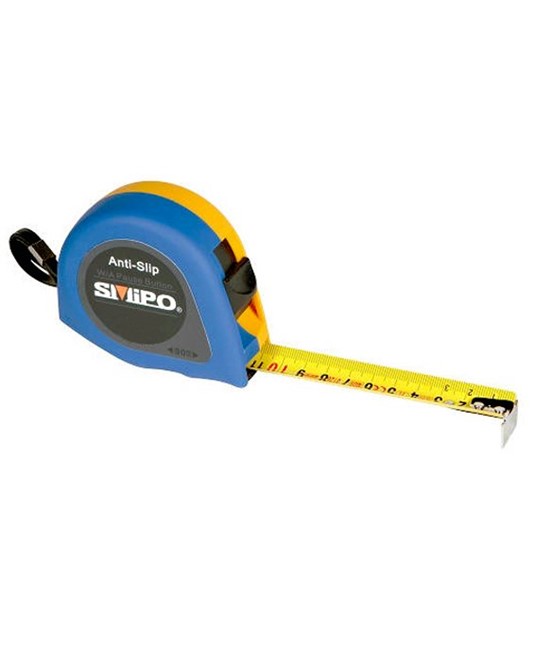 Flessometro Gommato 19Mm 5M Antiscivolo Flessometro Gommato 19Mm 5M Antiscivolo