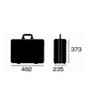 Valigia vuota in abs con trolley LTF Valigia vuota in abs con trolley LTF