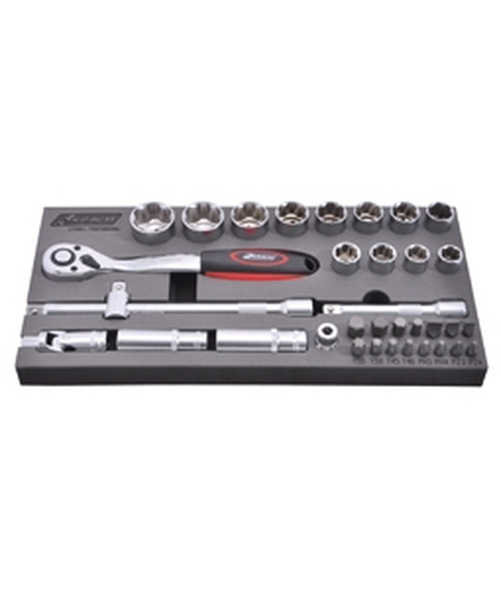 Set bussole con inserti 35 pezzi Kravm