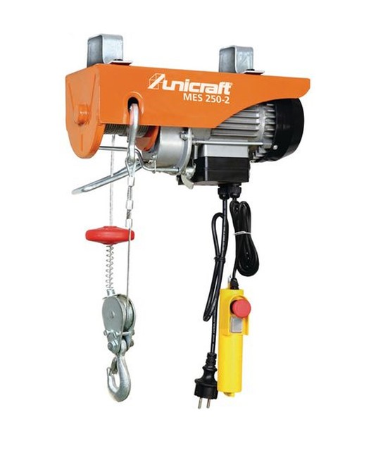 Argano elettrico con interruttore di arresto ed emergenza  Unicraft Argano elettrico con interruttore di arresto ed emergenza  Unicraft