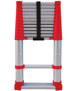 Scala telescopica 'Compact' in alluminio da 11/13 gradini