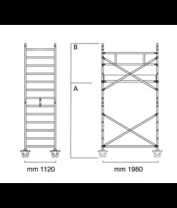 Ponteggio in alluminio  LUXOR
