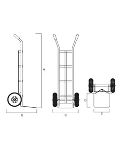 Carrello a 3 ruote Carrello a 3 ruote