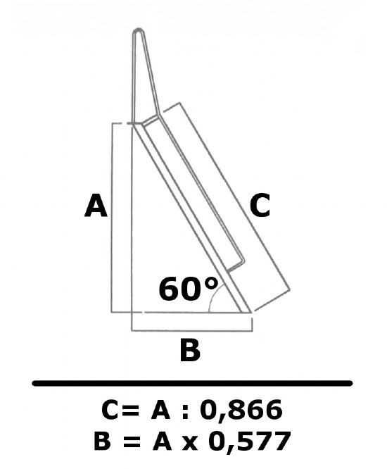 Scala per soppalco - con ganci o piatto con fori