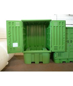 Armadio box per fusti di contenimento