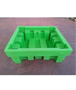 Vasca contenimento in polietilene per fusti 200 lt