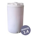 Cisterna verticale in polietilene bianco  per acidi