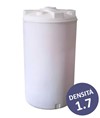 Cisterna verticale in polietilene bianco  per acidi pesanti