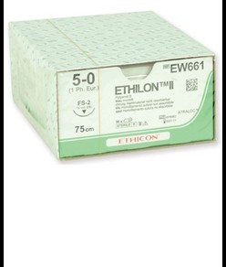 Sutura monofilamento 3/8  Ethilon