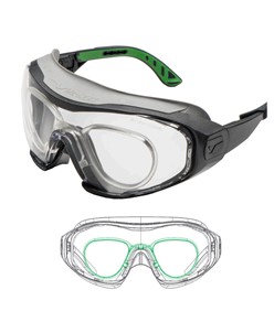 Occhiali protettivi Univet 6X1 Clear Plus