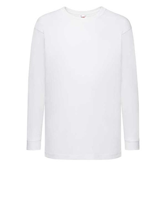 T-shirt da bambino manica lunga Fruit of the Loom T-shirt da bambino manica lunga Fruit of the Loom