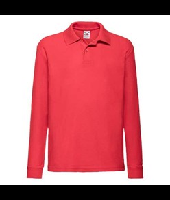 Polo da bambino manica lunga Fruit of the Loom