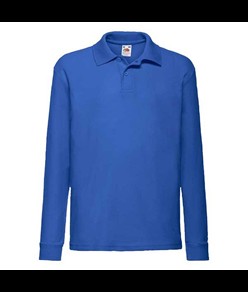 Polo da bambino manica lunga Fruit of the Loom
