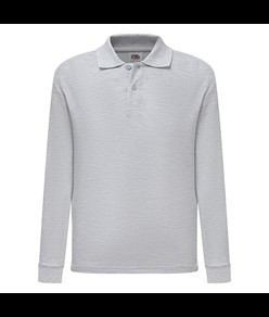 Polo da bambino manica lunga Fruit of the Loom
