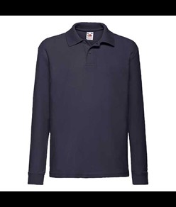 Polo da bambino manica lunga Fruit of the Loom