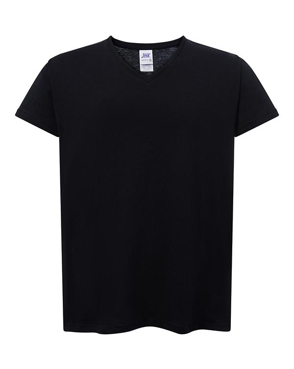 T-shirt da donna Curvy con collo a V JHK