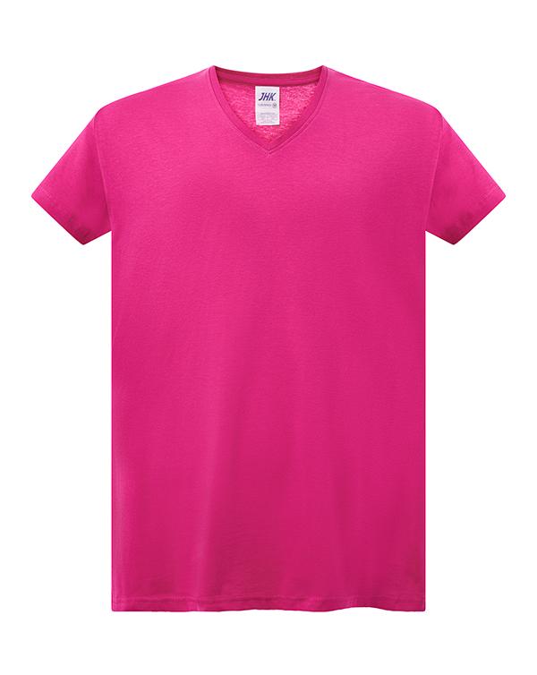 T-shirt da donna Curvy con collo a V JHK