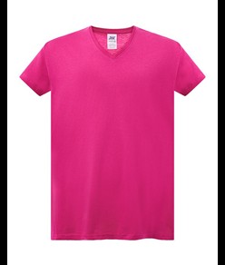 T-shirt da donna Curvy con collo a V JHK