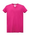 T-shirt da donna Curvy con collo a V JHK T-shirt da donna Curvy con collo a V JHK