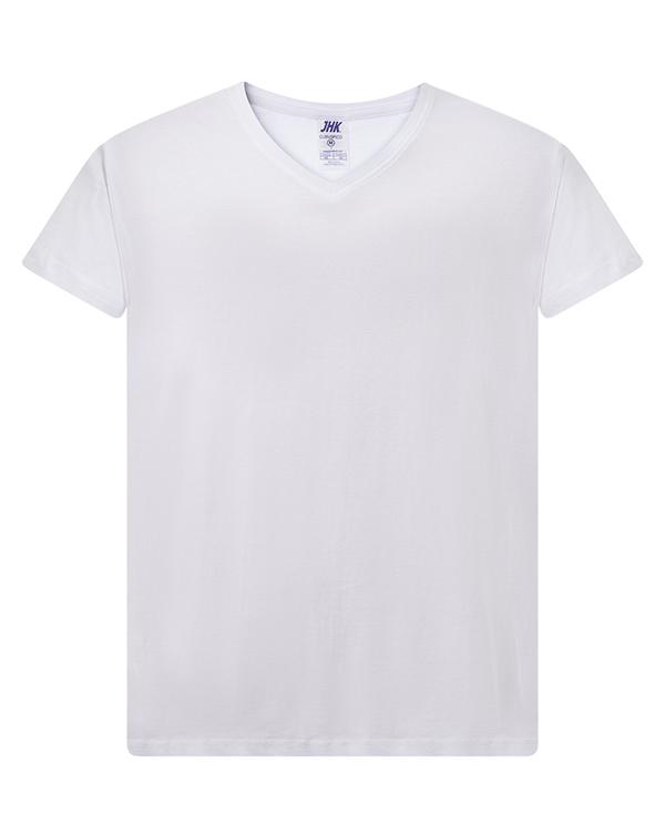 T-shirt da donna Curvy con collo a V JHK