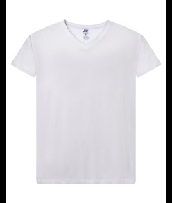 T-shirt da donna Curvy con collo a V JHK