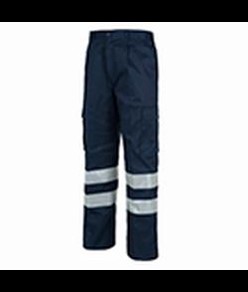 Pantalone multitasche bande rifrangenti Workteam