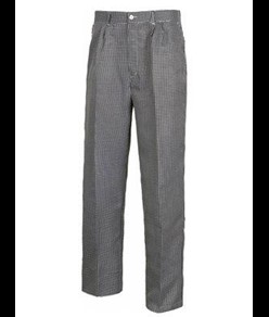 Pantaloni a quadretti con elastico in vita Workteam