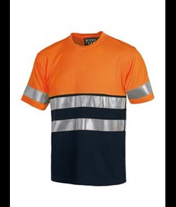 T-shirt combinata alta visibilità Workteam