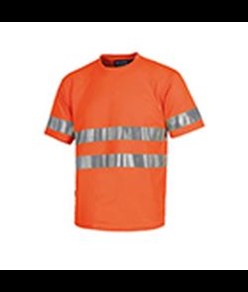 T-shirt manica corta bande rifrangenti Workteam