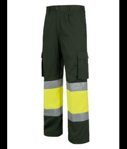 Pantaloni con bande rifrangenti alta visibilità Workteam