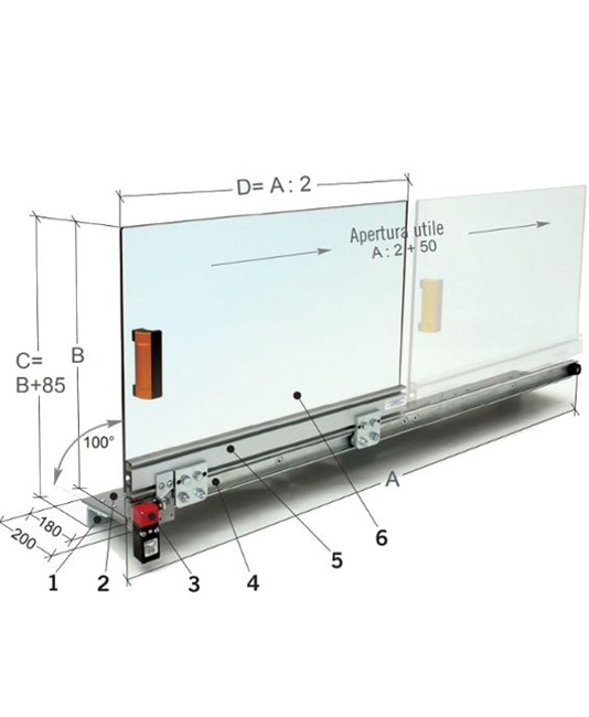 Protezione per rettificatrice universale e tangenziale Protezione per rettificatrice universale e tangenziale