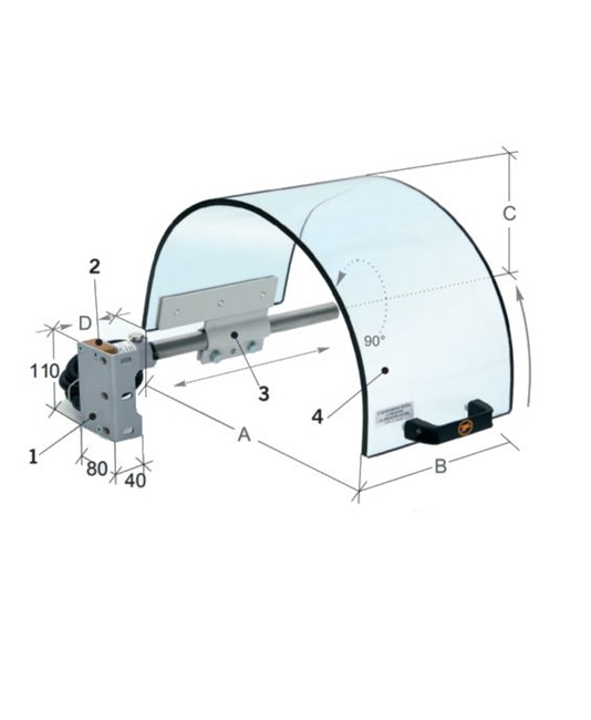 Protezione mandrino per tornio Protezione mandrino per tornio