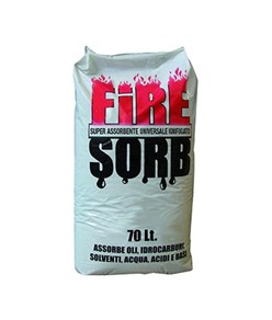 Assorbente vegetale ignifugato  Firesorb