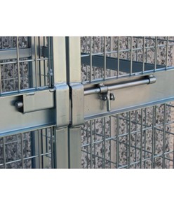 Deposito per bombole in acciaio zincato Deposito per bombole in acciaio zincato