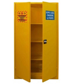 Armadio per liquidi infiammabili a due ante