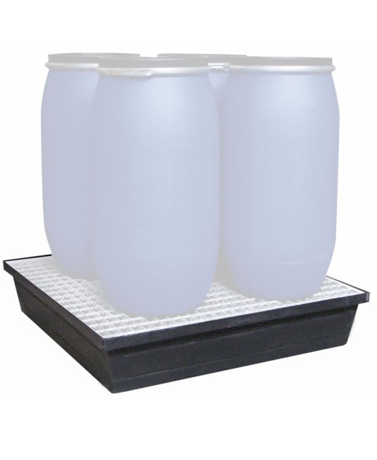 Vasca di raccolta per fusti in polietilene Vasca di raccolta per fusti in polietilene